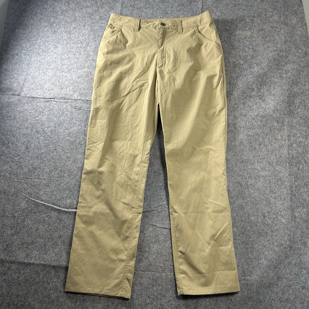Patagonia Quandary Hiking Pants Womens 10 Tan Stretch Straight Leg Outdoor Trail